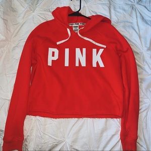 PINK cropped hoodie